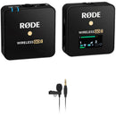 RODE Wireless GO II Single 1-Person Compact Digital Wireless Omni Lavalier Microphone System/Recorder Kit (2.4 GHz, Black)