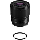 Panasonic Lumix S 35mm f/1.8 Lens with UV Filter Kit (Leica L)