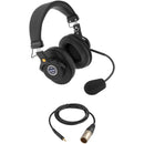Senal SMH-1020CH Communication Headset Kit with 4-Pin Male XLR Cable for RTS Systems
