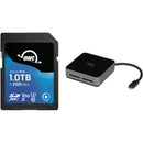 OWC 1TB Atlas Pro UHS-II SDXC Memory Card with Dual SD Card Reader