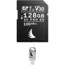 Angelbird 128GB AV Pro UHS-I SDXC Memory Card with 128GB Flash Drive