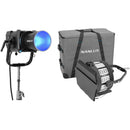 Nanlux Evoke 900C RGB LED Spot Light with Fresnel Lens Traveler's Kit