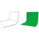 EASIFRAME Cyclorama Curved Fabric Frame and Skin Kit (Green)