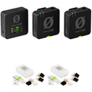 RODE Wireless PRO 2-Person Wireless Microphone System/Recorder with Hiding Starter Kit (Black)