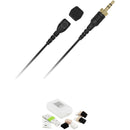 RODE Lavalier II Omnidirectional Lavalier Microphone with Mic Hiding Starter Kit (Black)