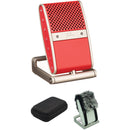 Tula Microphones The Tula Mic Kit with Windshield and Nylon Carry Case (Red)