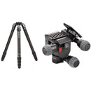 Benro Mammoth Carbon Fiber Tripod with Polaris Astro Edition 3-Axis Smart Tripod Head Kit