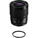 Panasonic Lumix S 24mm f/1.8 Lens with UV Filter Kit (Leica L)