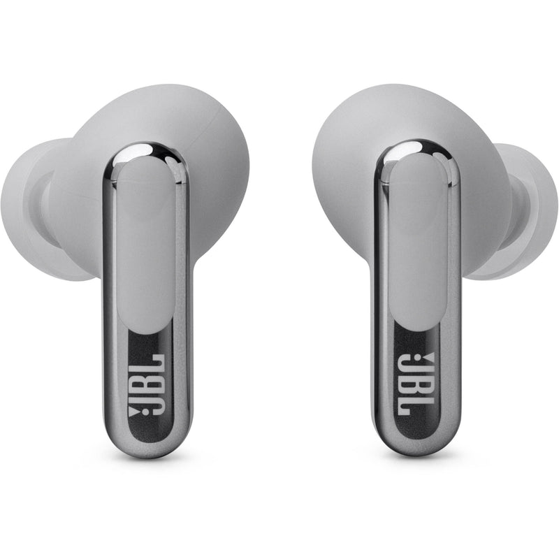 JBL Live Beam 3 Noise-Canceling True Wireless Earbuds (Silver)