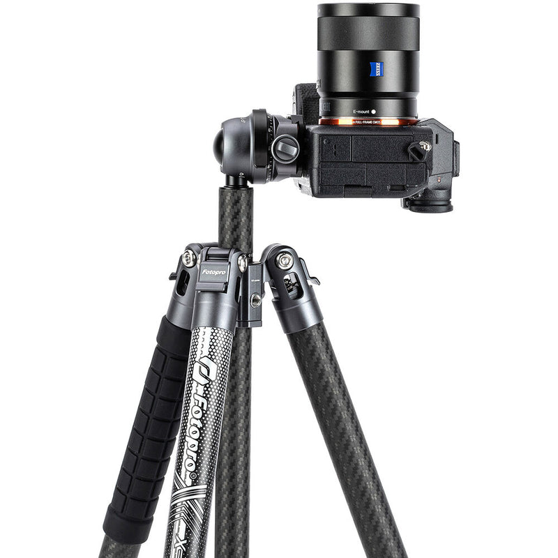 Fotopro X-Airfly Carbon Fiber Travel Tripod (Gray)