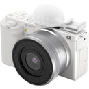 SmallRig Cold Shoe Adapter with Furry Windscreen for Sony ZV-Series Camera (White)