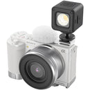SmallRig Cold Shoe Adapter with Furry Windscreen for Sony ZV-Series Camera (White)