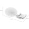 SmallRig Cold Shoe Adapter with Furry Windscreen for Sony ZV-Series Camera (White)
