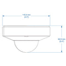 GEOVISION AI 4MP WDR Pro IR Mini Fixed Rugged IP Dome