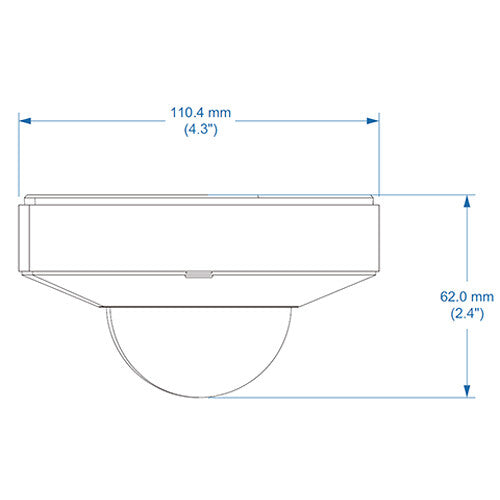 GEOVISION AI 4MP WDR Pro IR Mini Fixed Rugged IP Dome