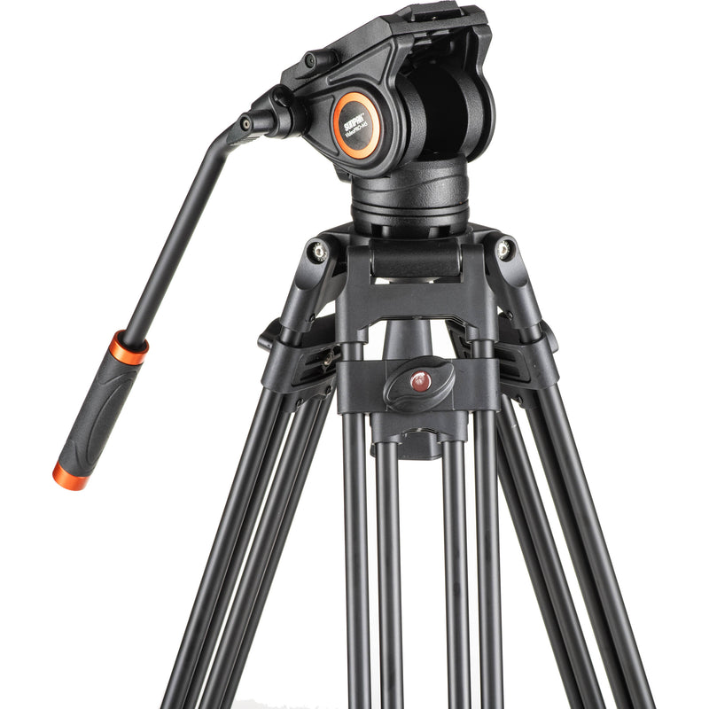 Sunpak VideoPro-M5 Heavy-Duty Video Tripod with Fluid Head and Tripod Bag (Black)