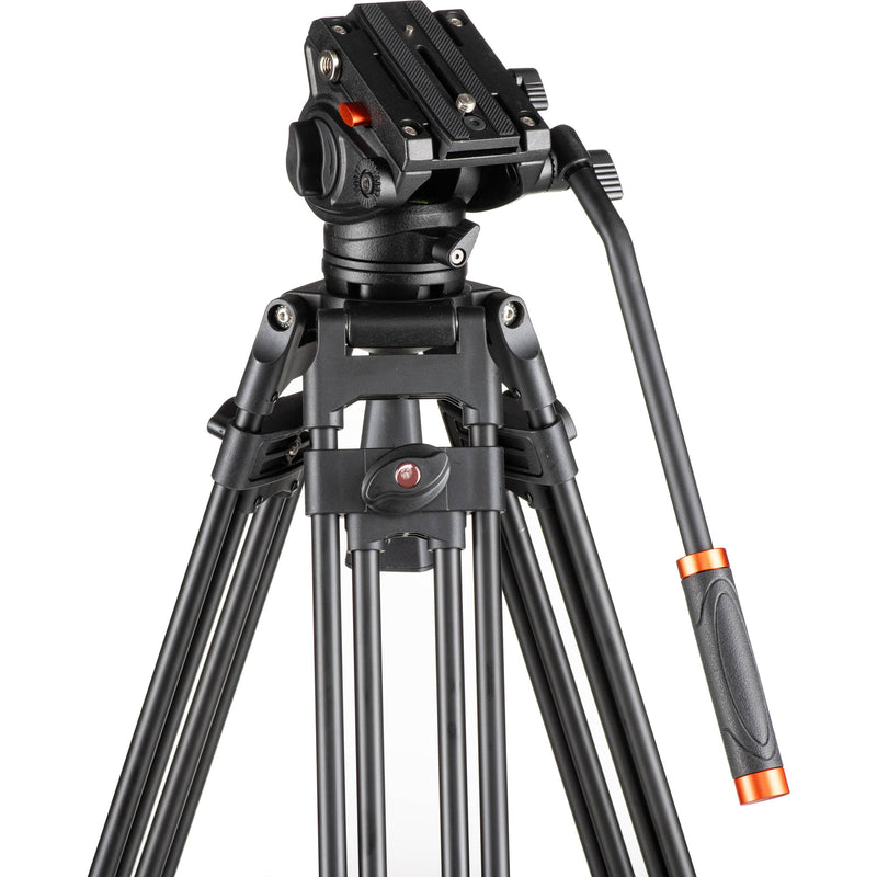 Sunpak VideoPro-M5 Heavy-Duty Video Tripod with Fluid Head and Tripod Bag (Black)