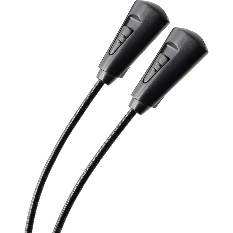 K&M Dual-Head Rechargeable Music Stand Light