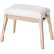 K&M Piano Bench (Ash & White Velvet)