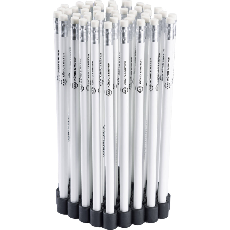 K&M Pencil & Holding Magnet Kit (White, 50-Pack)