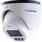 GEOVISION AI 4MP WDR Pro Eyeball Dome IP Camera, H.265 4.3x Super Low Lux Full Color Warm LED
