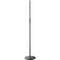 K&M Tall Microphone Stand with Round Base (Black, 68.9")