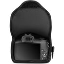 MegaGear Neoprene Camera Case for Canon EOS R100 18-45mm Lens (Black)