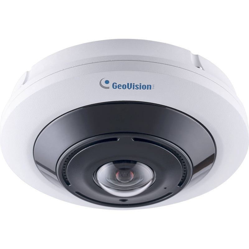 GEOVISION 12MP H.265 Super Low Lux WDR IR Fisheye IP Camera