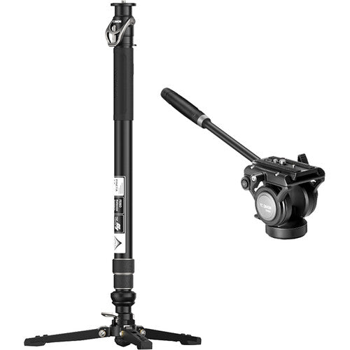 YC Onion Pineta SE 2.0 Alumium Monopod with Pedal Base and FH60 Fluid Head