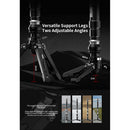 YC Onion Pineta SE 2.0 Alumium Monopod with Pedal Base and FH60 Fluid Head