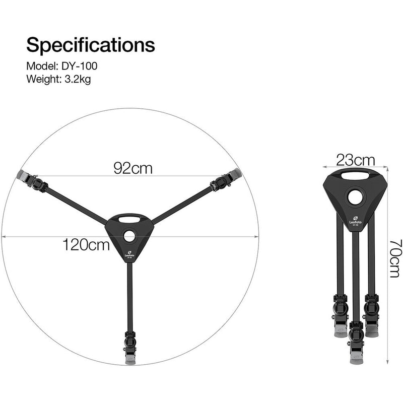 Leofoto DY-100 Tripod Dolly