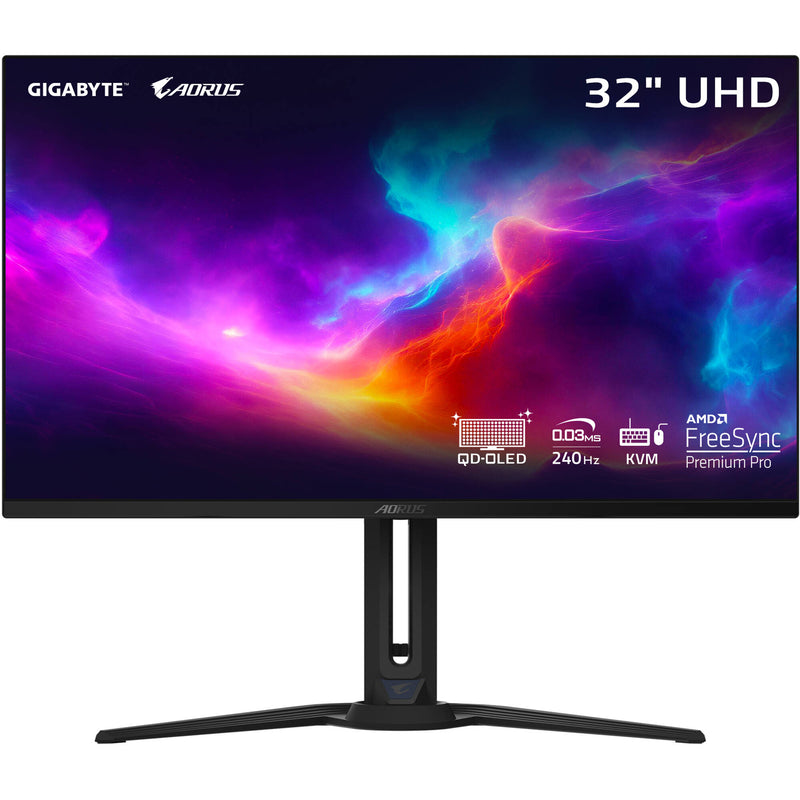 Gigabyte AORUS FO32U2 32" 4K HDR 240 Hz OLED Gaming Monitor (Black)