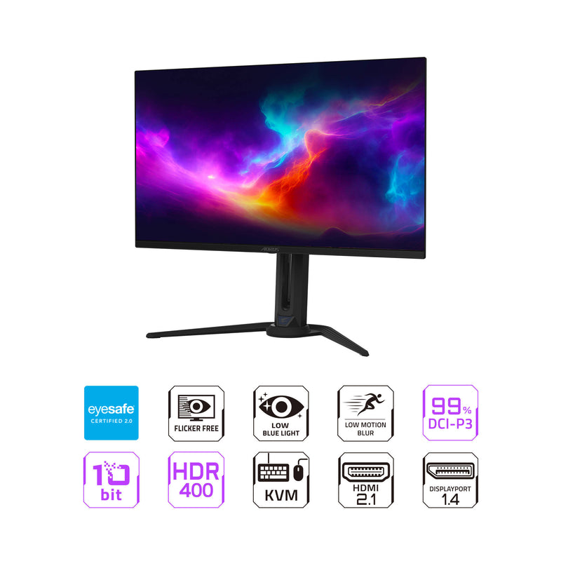 Gigabyte AORUS FO32U2 32" 4K HDR 240 Hz OLED Gaming Monitor (Black)