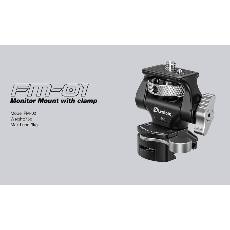 Leofoto FM-01 Swivel & Tilt Monitor Mount (NATO Compatible)