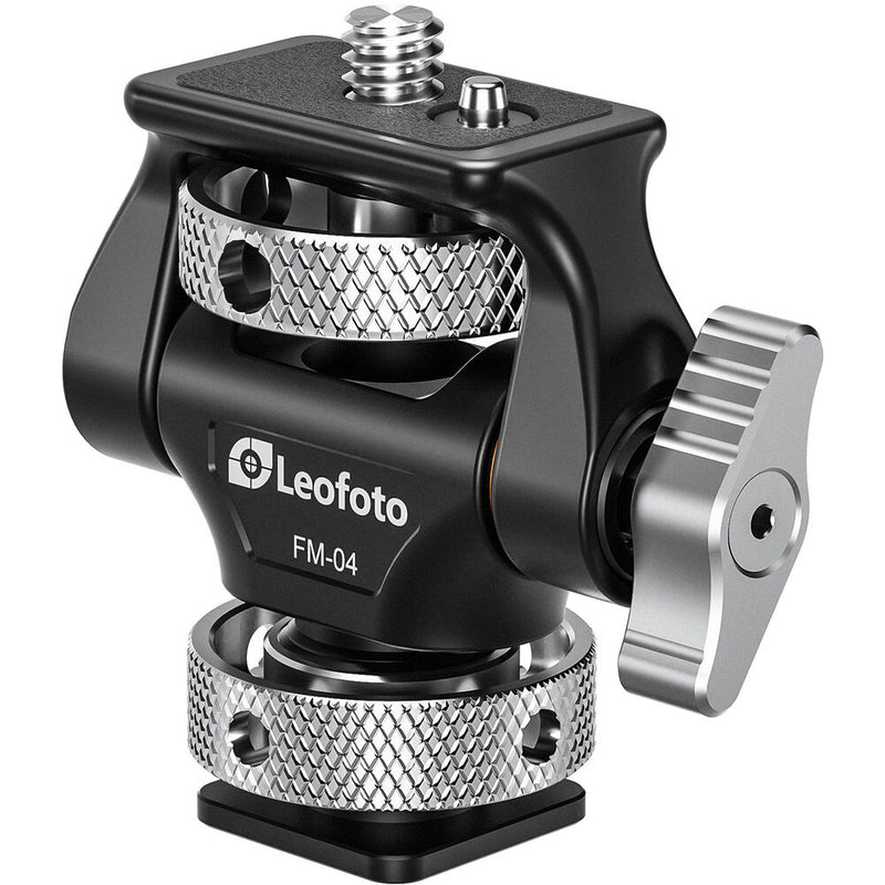 Leofoto FM-04 Swivel & Tilt Monitor Mount (Cold Shoe Compatible)