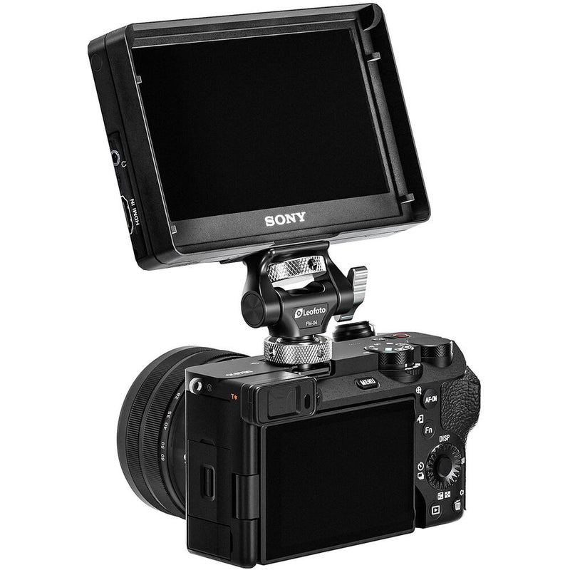 Leofoto FM-04 Swivel & Tilt Monitor Mount (Cold Shoe Compatible)