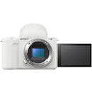 Sony ZV-E10 II Mirrorless Camera with 11mm f/1.8 Lens and Live Streaming Kit (White)