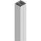 Wiremold Products 25DTC Series Blank Steel Poles (White, 12')