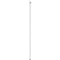 Wiremold Products Steel Tele-Power Pole (White, 12')