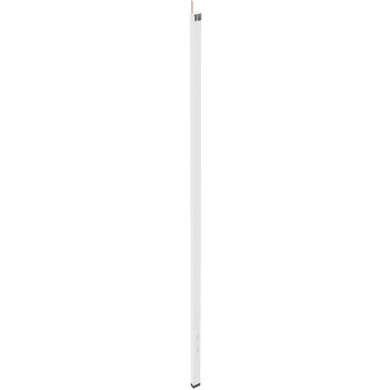 Wiremold Products Steel Tele-Power Pole (White, 12')
