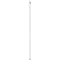 Wiremold Products Duplex Tele-Power Pole (White, 10')