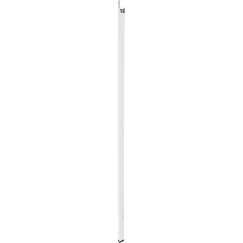 Wiremold Products Duplex Tele-Power Pole (White, 10')
