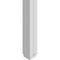 Wiremold Products 25DTC Series Blank Steel Poles (White, 12')