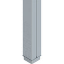 Wiremold Products 25DTC Series Blank Steel Poles (Designer Gray, 10')