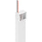 Wiremold Products Duplex Tele-Power Pole (White, 10')