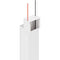 Wiremold Products Steel Tele-Power Pole (White, 12')