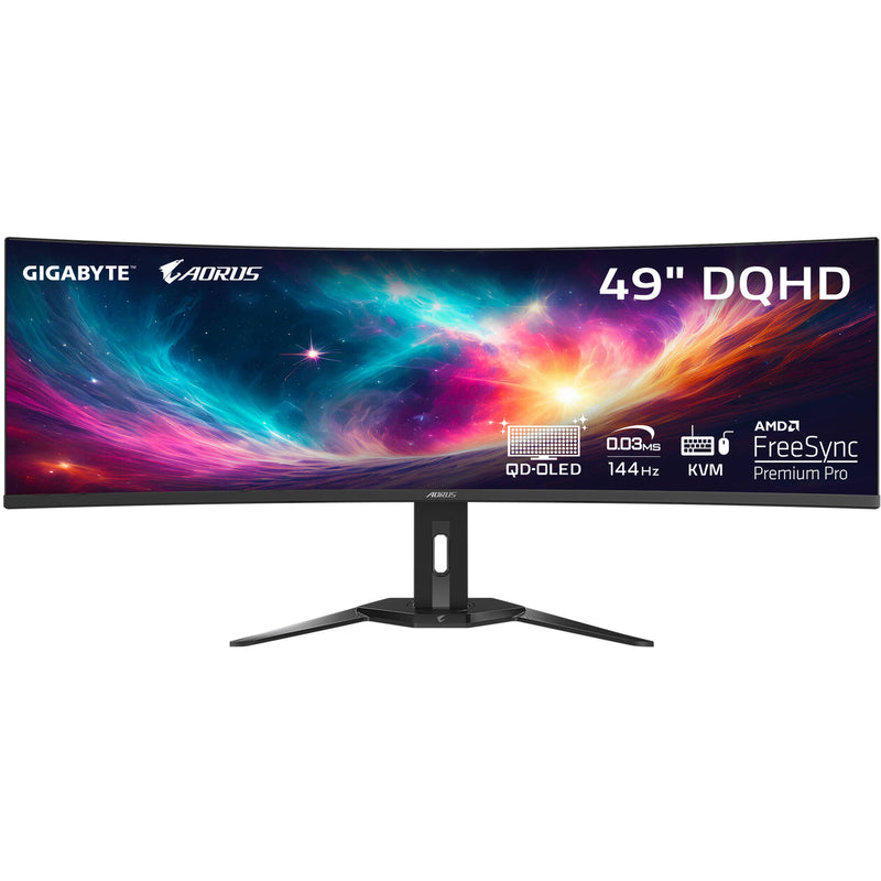 Gigabyte AORUS CO49DQ 49" 1440p HDR 144 Hz Ultrawide Curved Gaming Monitor