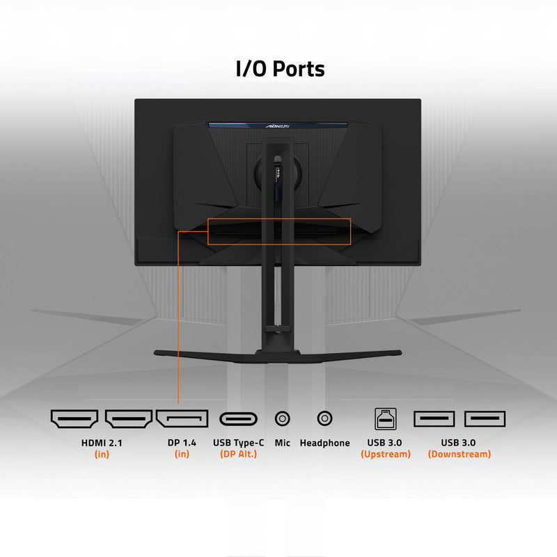 Gigabyte AORUS FO27Q2 27" OLED 1440p 240 Hz Gaming Monitor (Black)