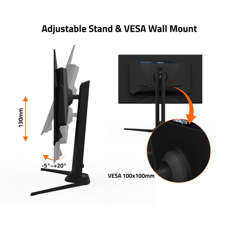 Gigabyte AORUS FO27Q2 27" OLED 1440p 240 Hz Gaming Monitor (Black)