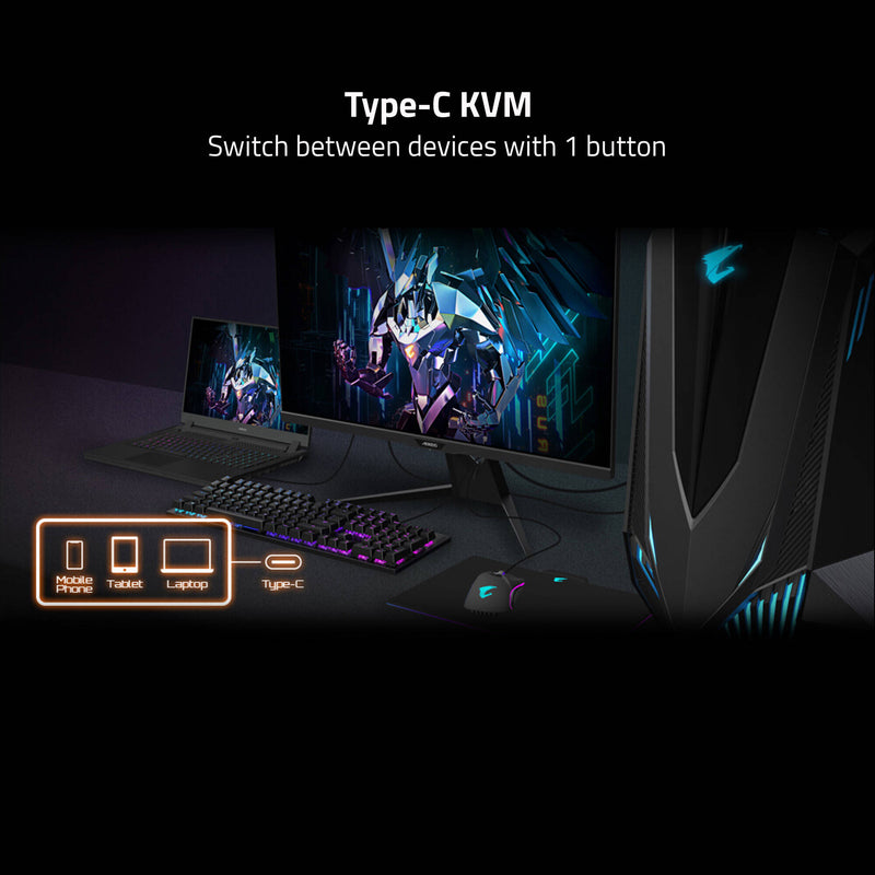 Gigabyte AORUS FO27Q2 27" OLED 1440p 240 Hz Gaming Monitor (Black)